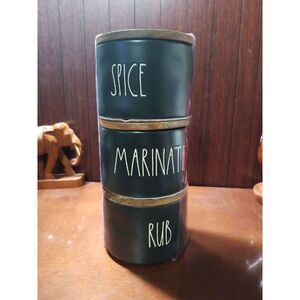 Rae Dunn Spice Marinate Rub Jar Set